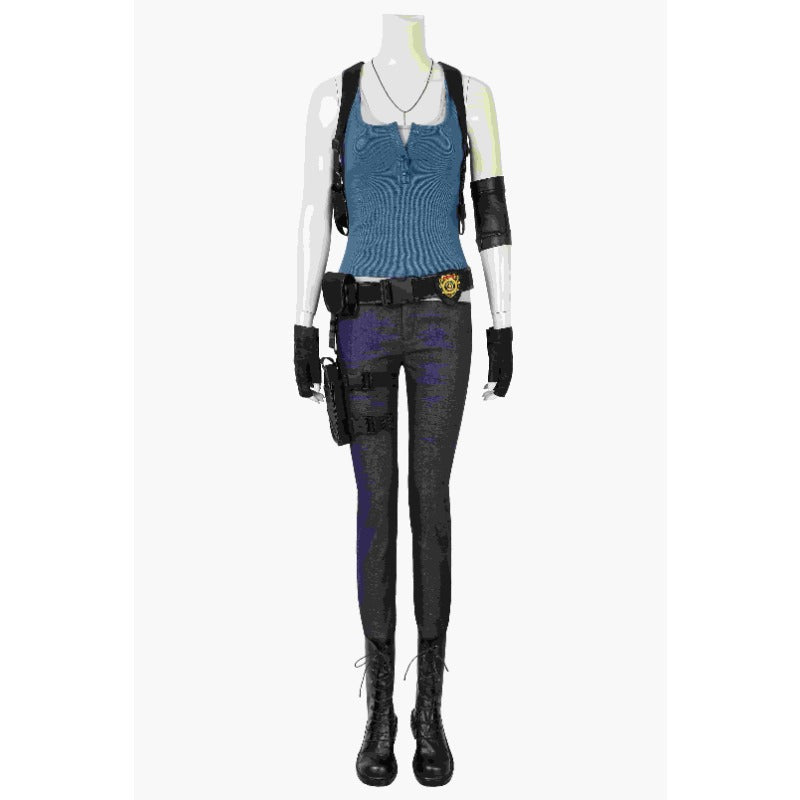 Halloweez Jill Valentine Cosplay Costume - Perfect for Halloween Carnival Dress Up