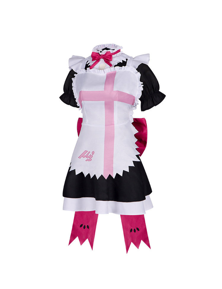 Love Live! Muse Honoka Kosaka Cosplay Costume Maid Dress Stage Outfit - Halloweez