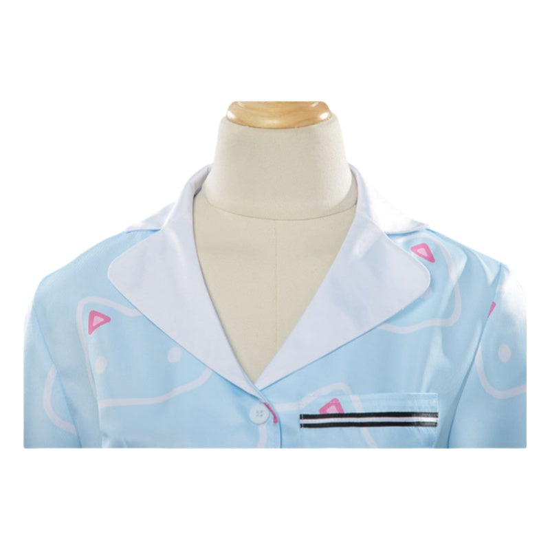 Blue Archive Hase Yuuka Cosplay Women's Pajamas Set - 2D Anime Costume - Halloweez