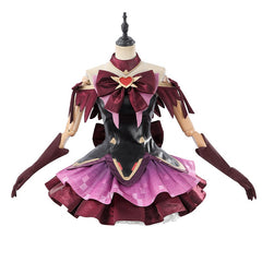 Overwatch Juno Mythic Skin Cosplay Costume - Black Red Magical Girl Dress