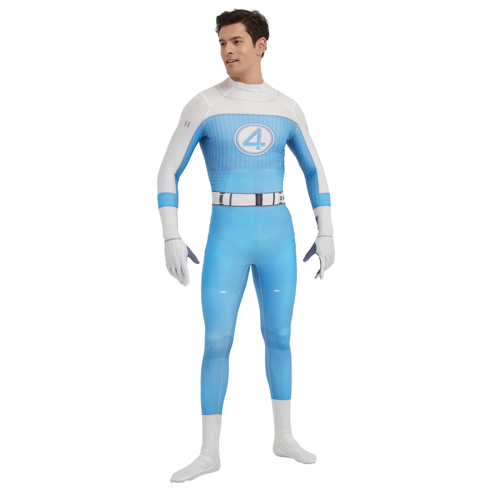 Fantastic Four 4 Rise of the Silver Surfer cosplay bodysuit for Mr. Fantastic, Invisible Woman, Human Torch - Halloweez