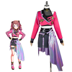 School Idol Master Hanami Saki My Way Anime Cosplay Costume Dress Set - Halloweez
