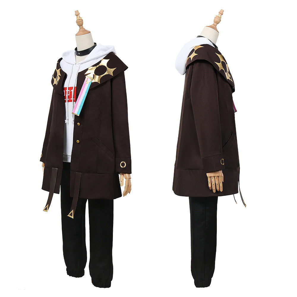 Anime Cosplay Costume Virtual Idol vTuber Nijisanji Sasaki Sana Live Streaming Uniform - Halloweez