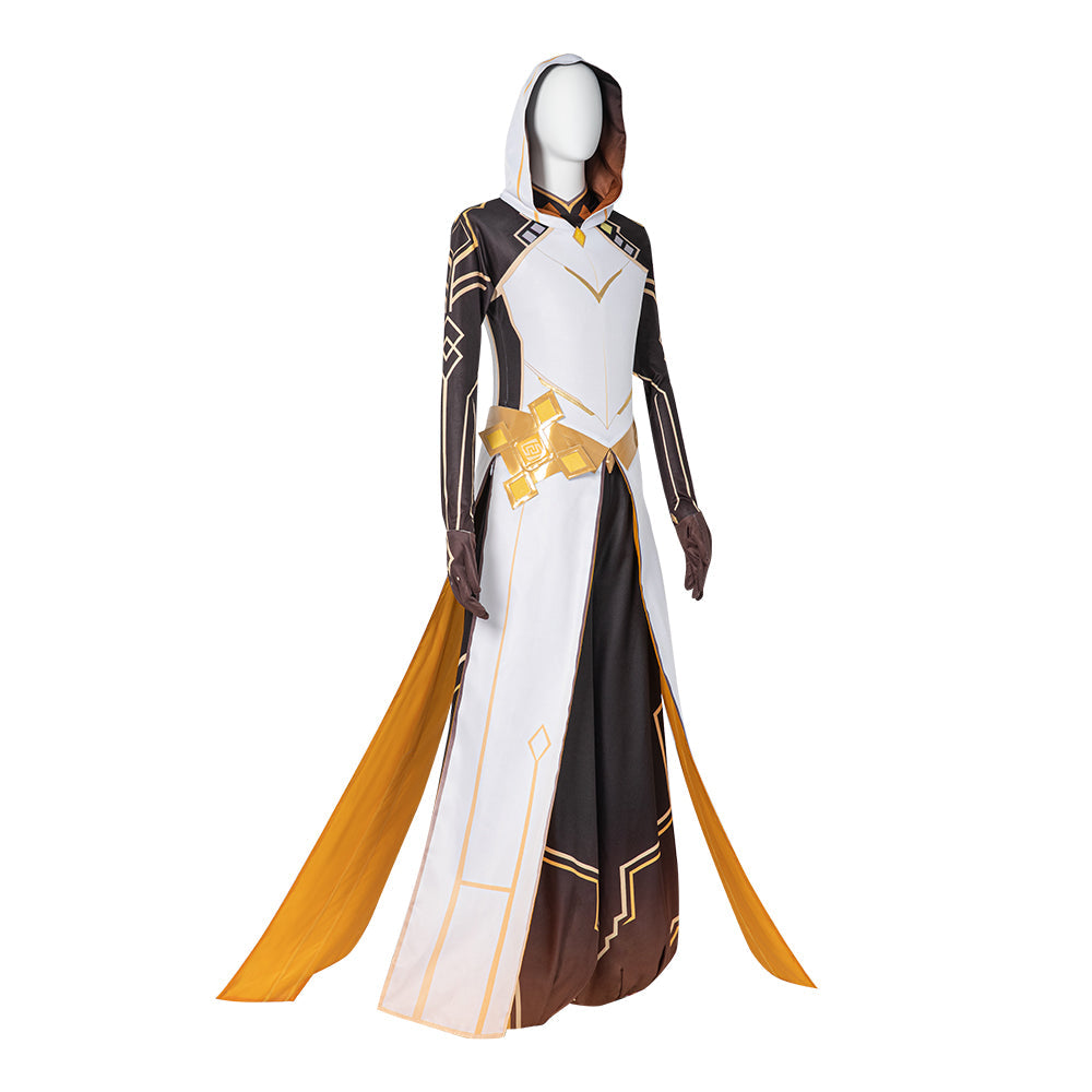 Halloweez Zhongli Cosplay Costume - Elite Zhongli Outfit for Passionate Fans