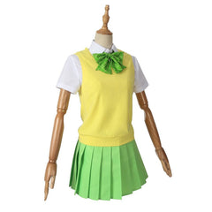 Halloweez Quintuplets Cosplay Wig and School Uniform Set for Nakano Sisters