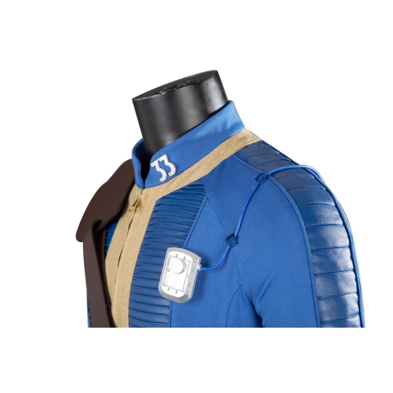 Halloweez Exclusive: Fallout Overseer Hank Cosplay Costume for Men - Perfect for Halloween Carnivals - Halloweez