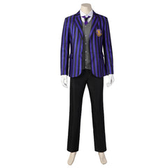 Halloweez Men's Addams Family Xavier Thorpe Ajax Petropolus Cosplay Suit