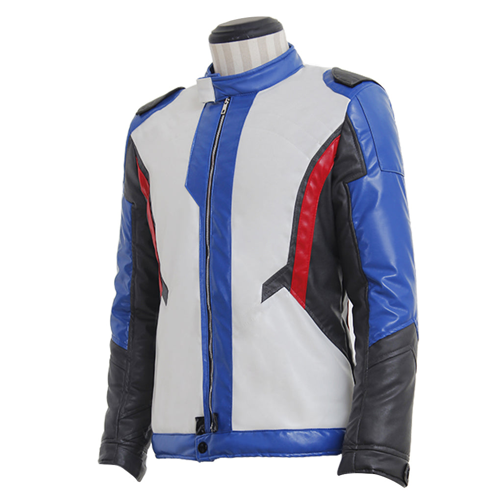 Overwatch Soldier 76 Cosplay Leather Jacket - Game Character Costume for Daily Wear - Halloweez