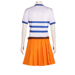 One Piece Nami Cosplay Costume - Anime Cosplay Outfit for Halloween, Conventions, and Role Play Performance