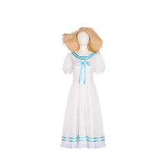 Summer Sky Beyond Kamoha Uesaka Cosplay Costume - Game Accurate Dress with Hat