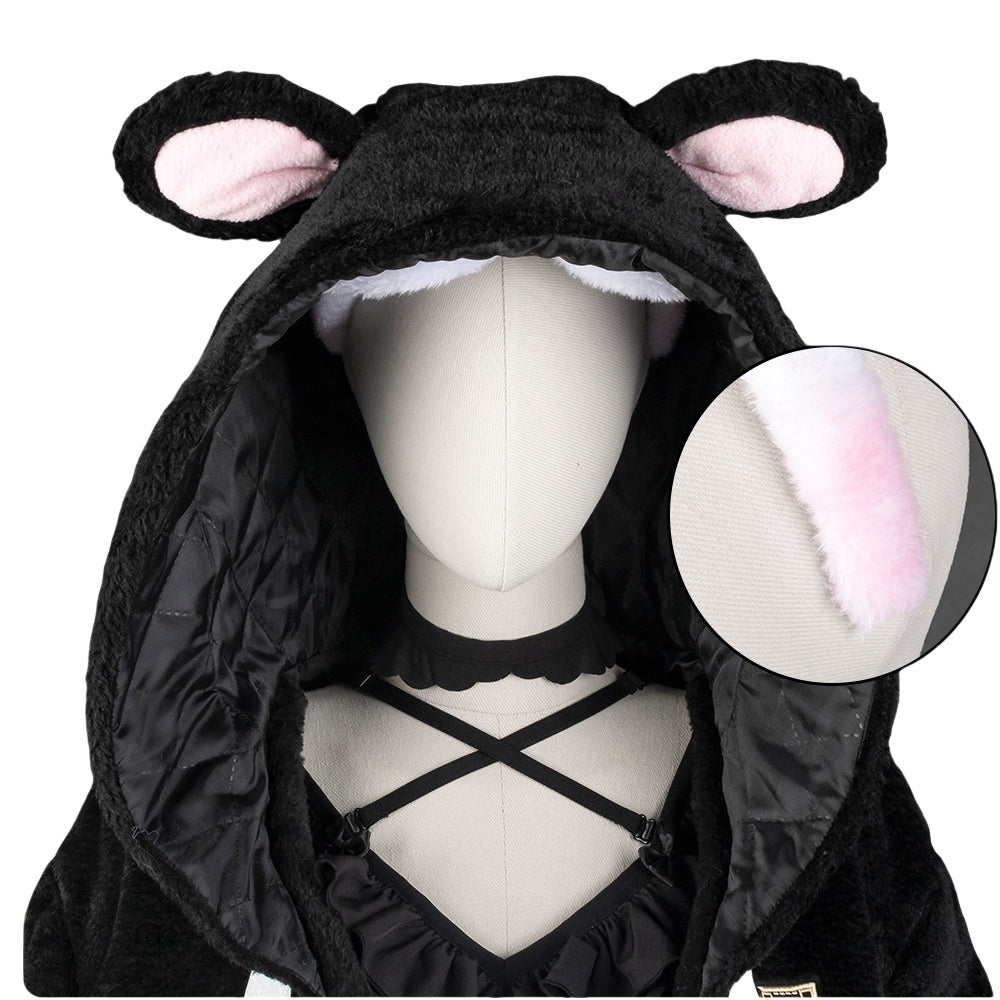 vtuber Houshou Marine Cosplay Costume Anime Game Hooded Women's Outfit for Autumn Winter - Halloweez