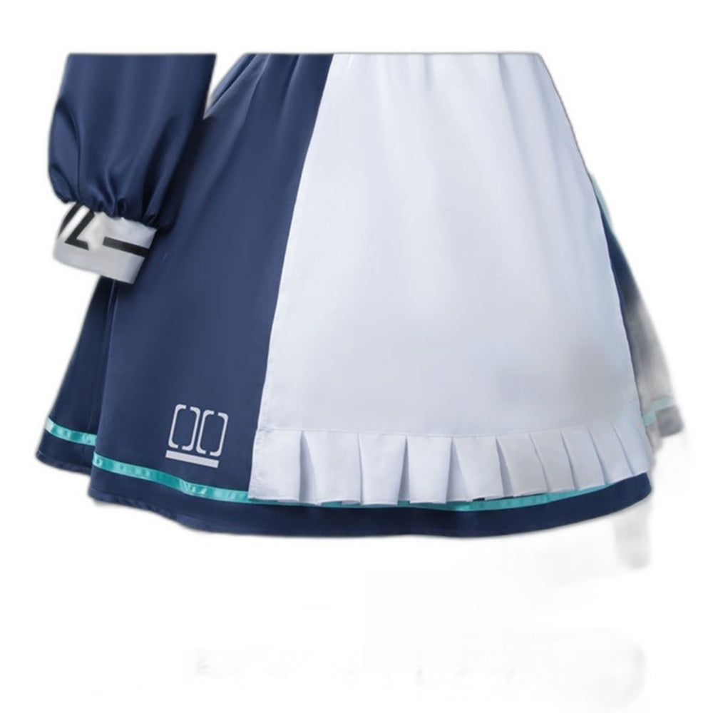 Blue Archive Sae Momoi Cosplay Costume Halloween Maid Outfit Anime Game Costume - Halloweez