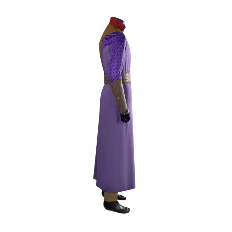 Halloweez Dekarios Cosplay Costume - Baldur's Gate Inspired Purple Uniform Full Set for Halloween