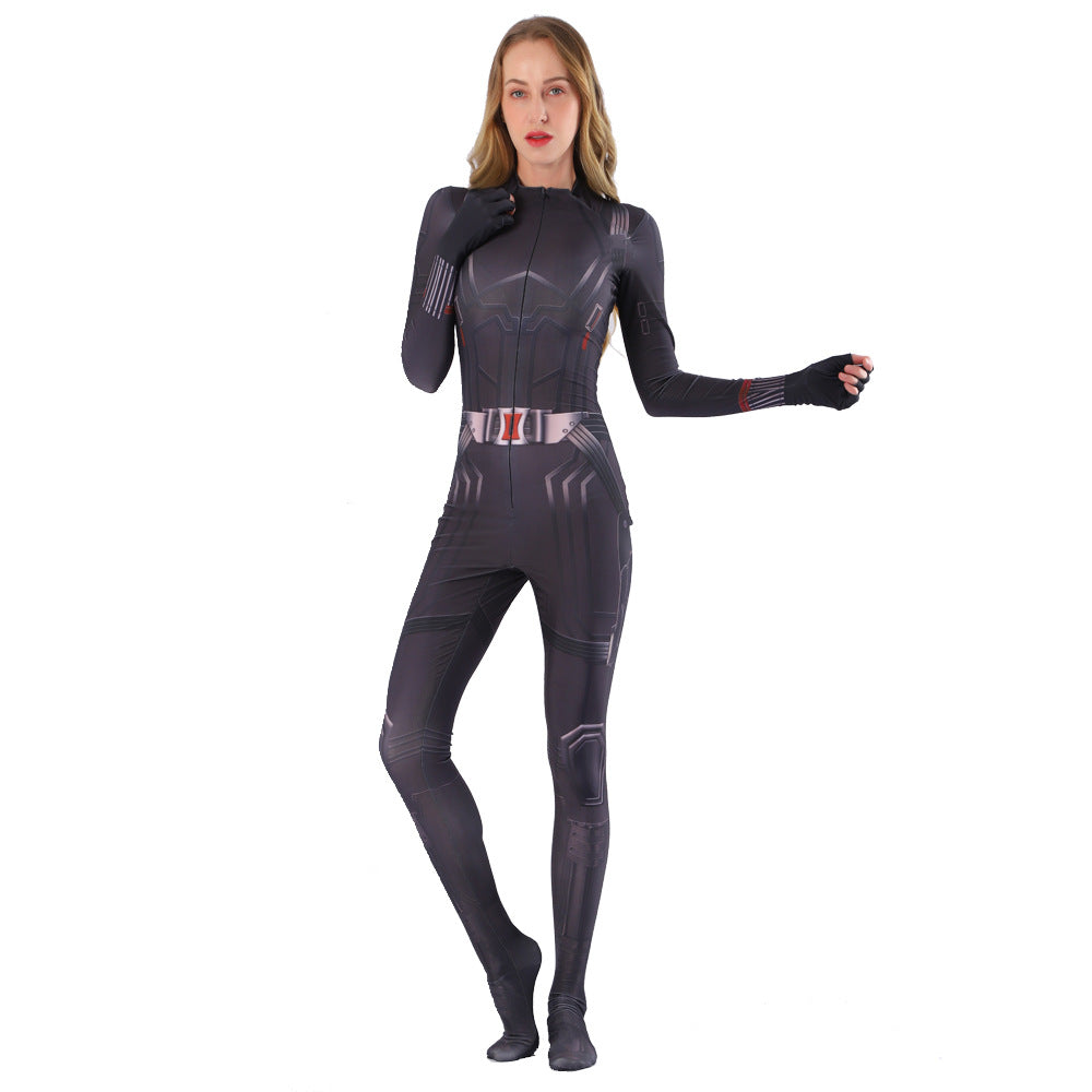 White Widow 3-in-1 Bodysuit Adult Kids Cartoon Costume COSPLAY Halloween Costume - Halloweez