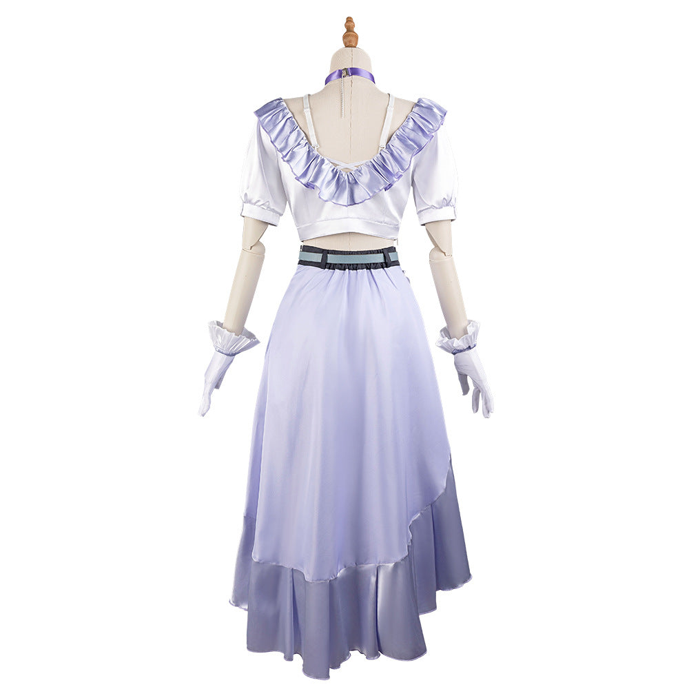 School Idol Master Himesaki Ripa Cosplay Costume Anime Game Dress - Halloweez