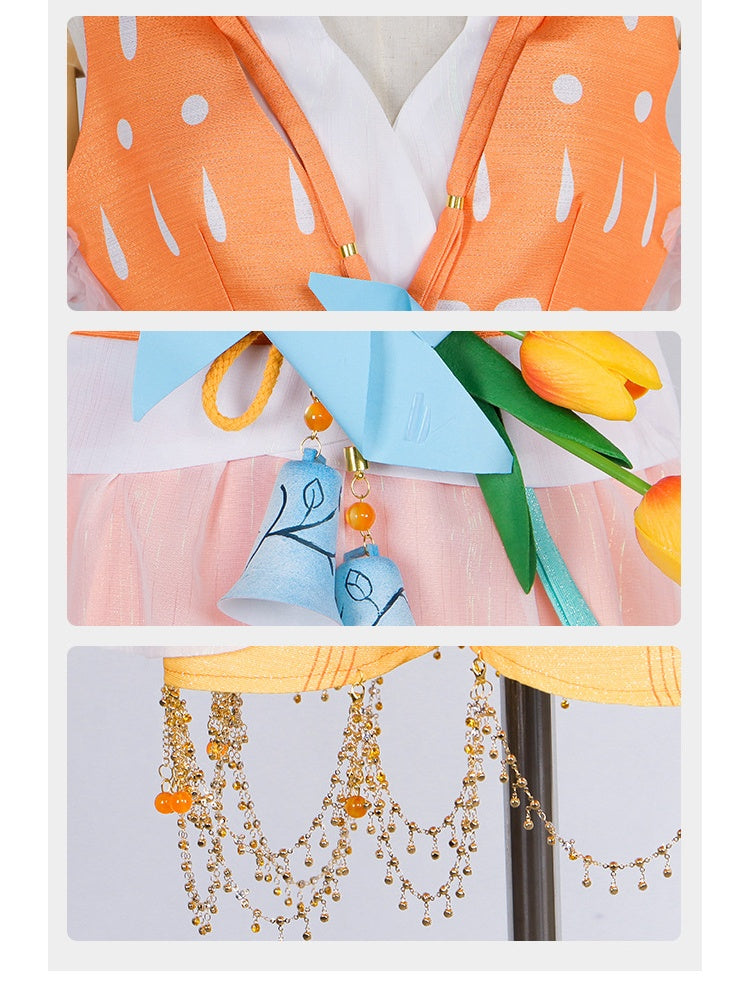 Fifth Personality cos Gardener costume Tulip Dream cosplay game role play dress - Halloweez