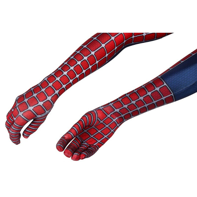 Halloweez Spider-Man Tobey Maguire Cosplay Zentai Jumpsuit