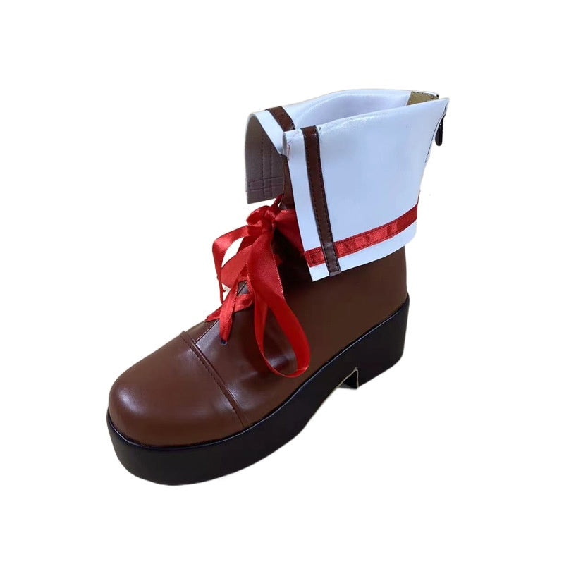 1808 Arknights Eyjafjalla Cosplay Shoes for Anime Conventions and Performances - Halloweez