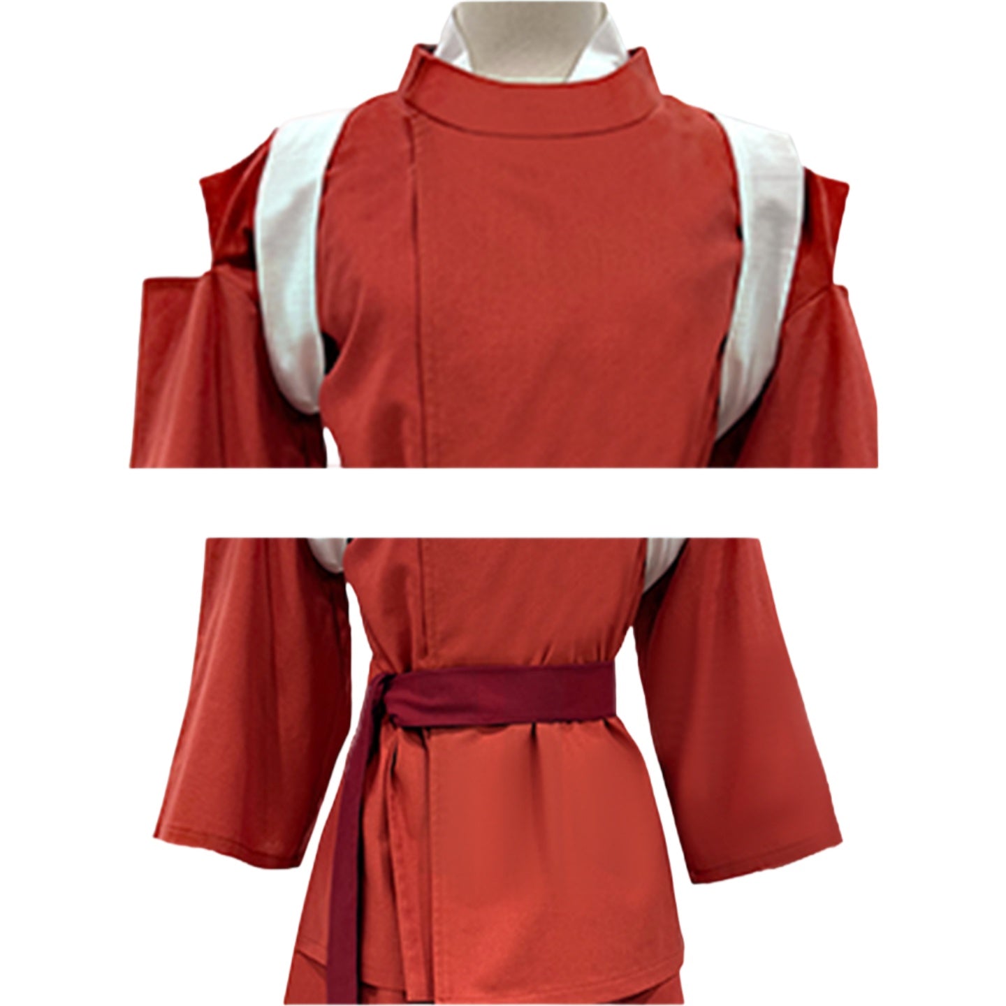 Spirited Away Chihiro Ogino Work Kimono Anime Cosplay Costume Outfit - Halloweez