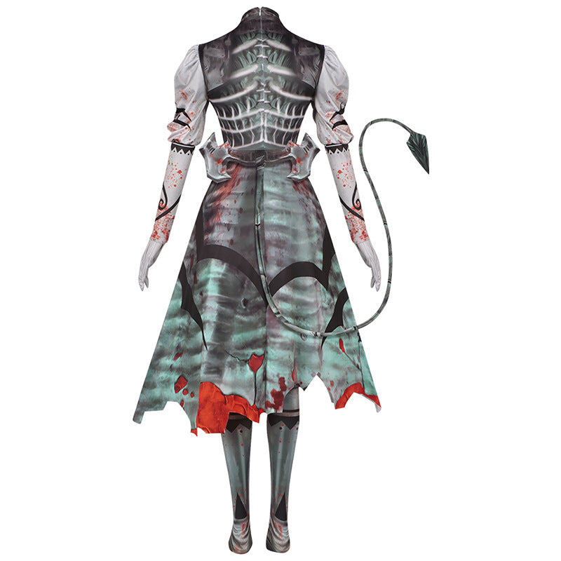 Alice Madness Returns Nightmare Demon Alice Full Cosplay Costume Set - Halloweez