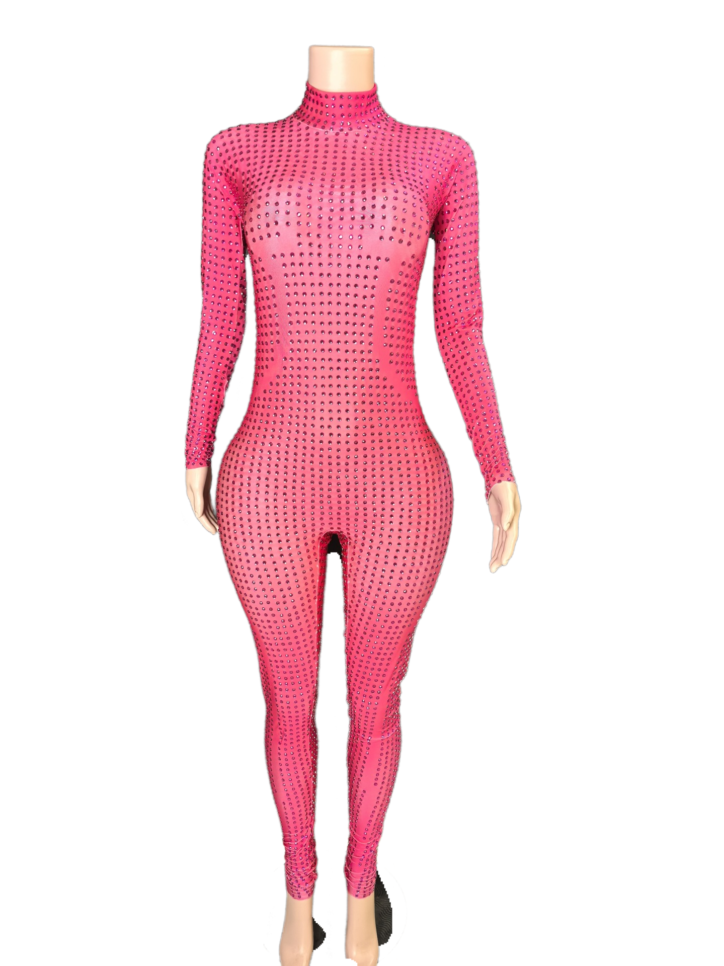 Crystal Pole Dance Bodysuit Sexy Elegant Slimming Stage Performance Costume for Women Party Wear - Halloweez