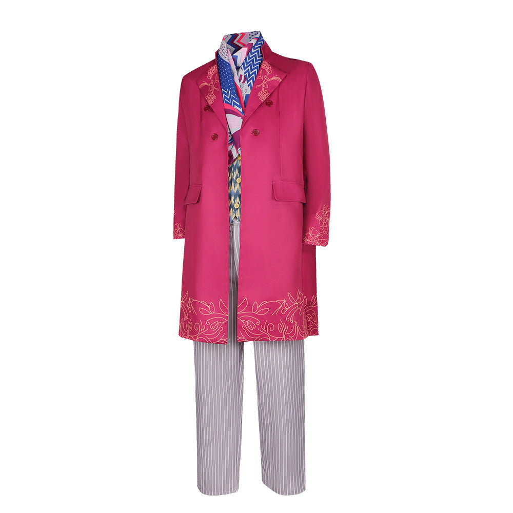 Charlie and the Chocolate Factory Willy Wonka Cosplay Costume Movie Same Role Play Stage Outfit - Halloweez