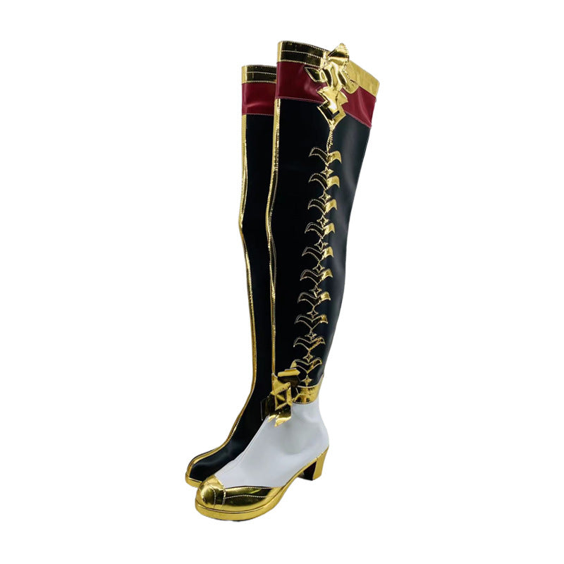 New World Carnival Olivier Shining Navigator Cos Shoes for 2D Anime Exhibition Performance - Halloweez