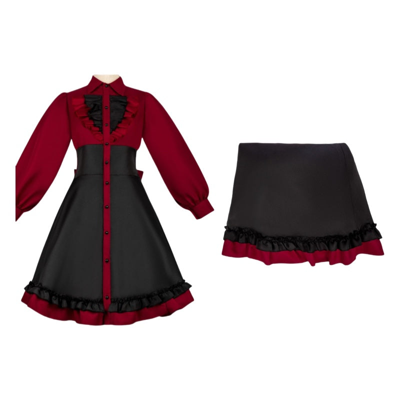 Medieval Gothic Dark Vampire Dress - Women's Cosplay Costume for Halloween - Halloweez