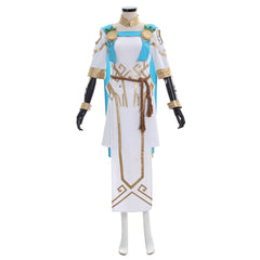 Halloweez Overwatch Mercy Victory Cosplay Outfit - Angela Ziegler Summer Games Edition