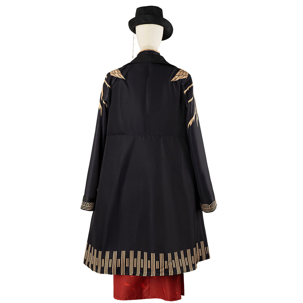 VTuber Star Street Comet Oriental Style Black Suit Anime Cosplay Female Set - Hoshimachi Suisei Hololive - Halloweez