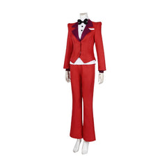 Halloweez Charlie Morningstar Cosplay Costume - Red Suit for Halloween