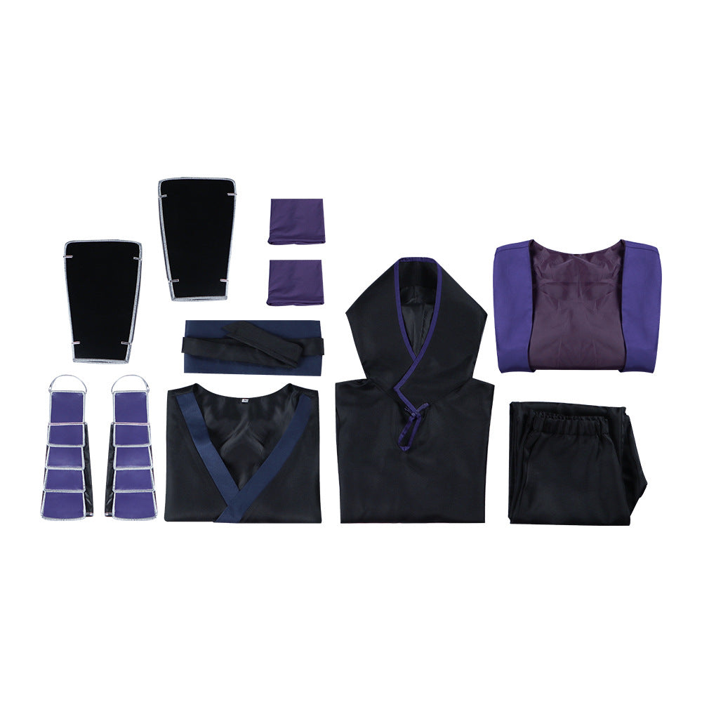 Assassin Wu Liuqi Shadow Assassin Seven Cosplay Costume - 2D Game Anime Clothing - Halloweez