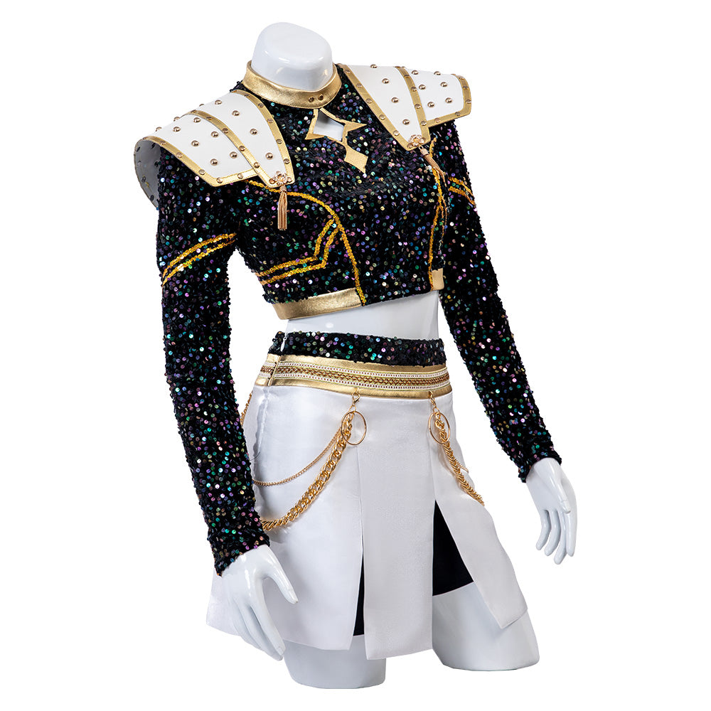 Demon Hunter Girls Zoe Cosplay Costume - Music Performance Outfit - Halloweez