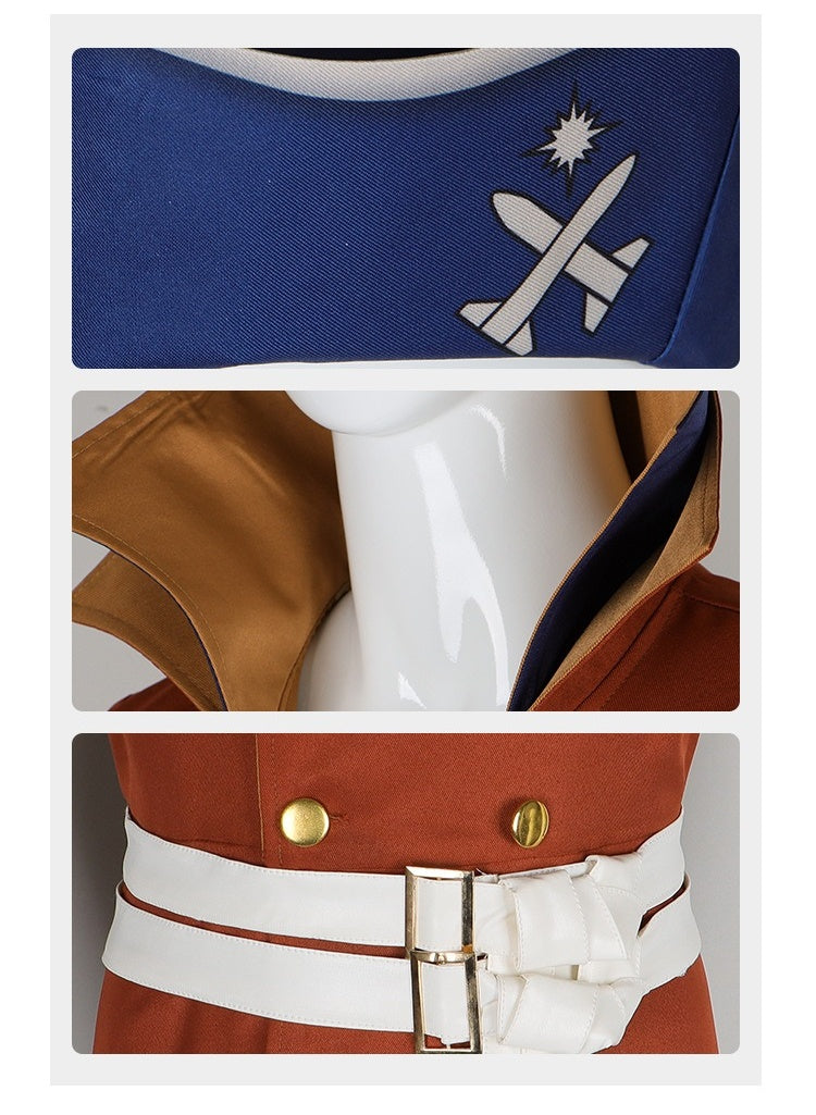 Ryusui Nanami Captain Coat Costume from Dr. STONE Cosplay