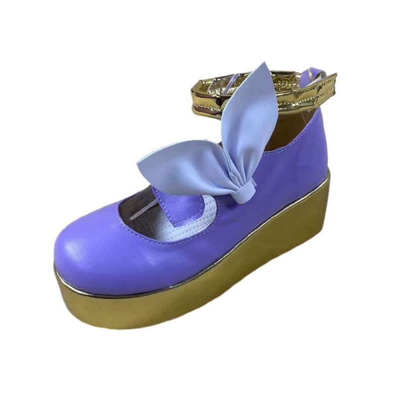 1974 Honor of Kings Xiao Qiao Lilac Knot Cosplay Shoes for Anime Expo Performance - Halloweez