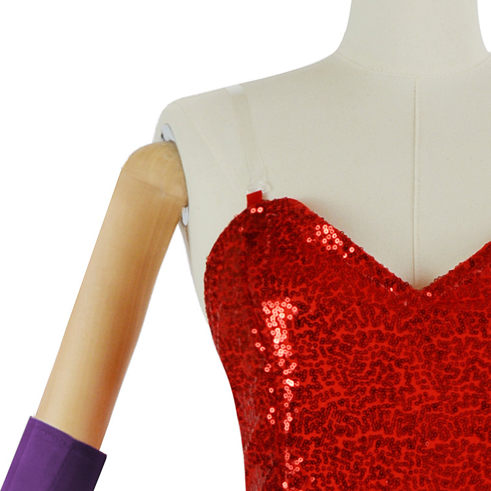 Movie Who Framed Roger Rabbit Jessica Rabbit Red Dress Cosplay Costume Halloween Outfit - Halloweez