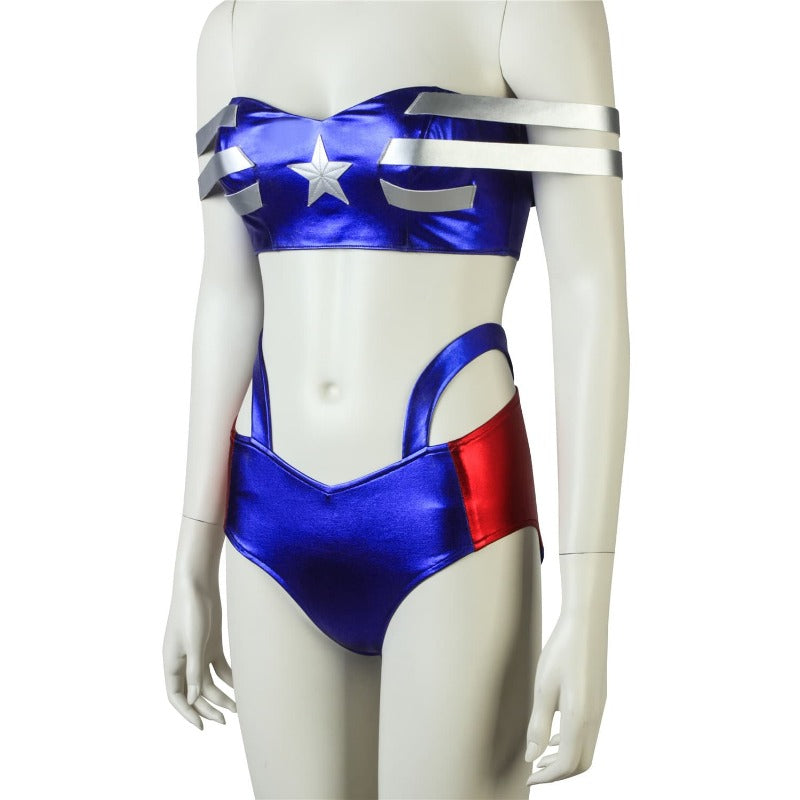 Stunning Sexy Captain America Cosplay Costume for Women - Halloweez