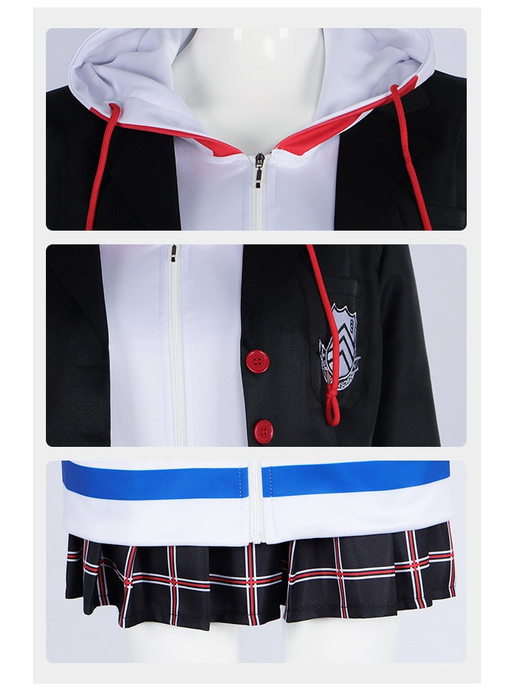 Persona 5 Phantom Thieves Takamaki Ann Cosplay Costume JK Uniform