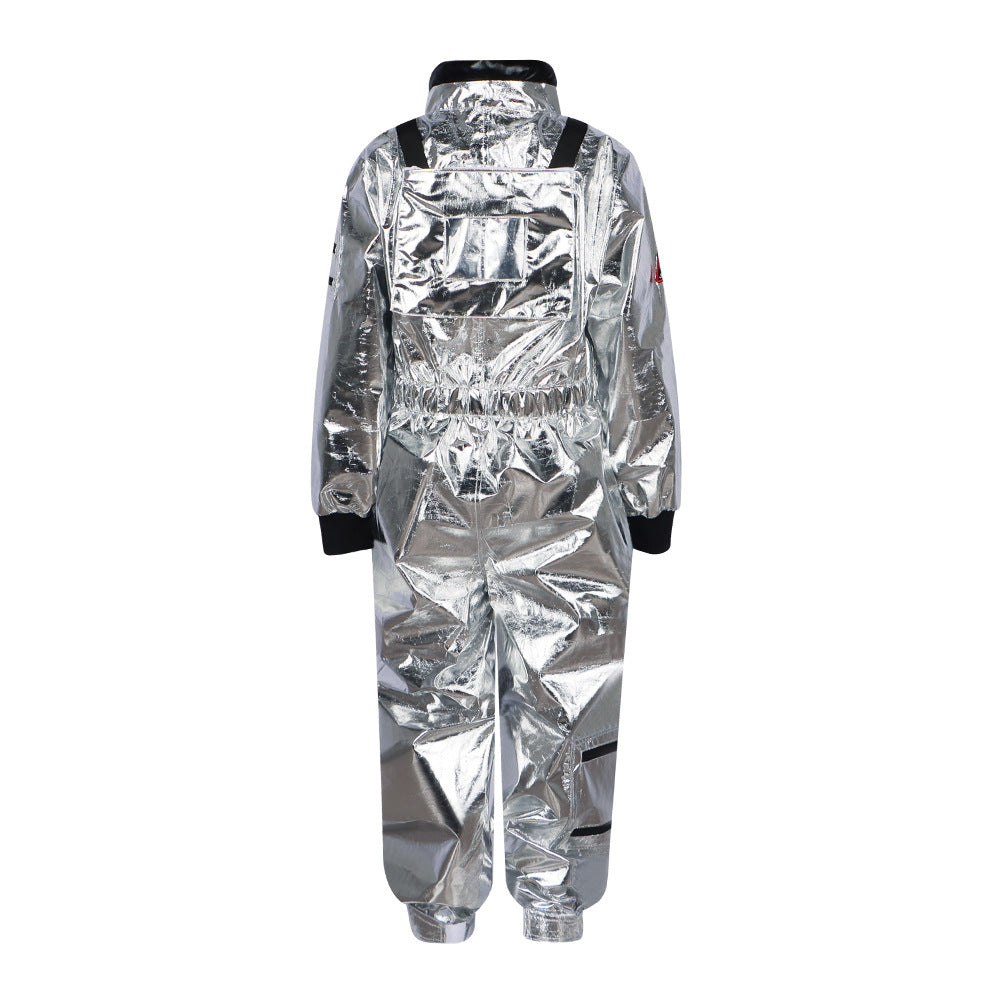 European & American New Halloween Couple's "The Wandering Earth" Style Space Suit Costume, Parent-Child Astronaut Stage Outfit for Men and Women - Halloweez