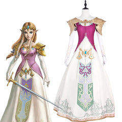 Twilight Princess Zelda Cosplay Costume - The Legend of Zelda: Twilight Princess Game Dress for Halloween - Halloweez
