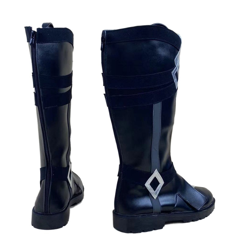 1576 Genshin Impact Capitano, the 1st of the Fatui Harbingers Cosplay Shoes for Anime Conventions - Halloweez