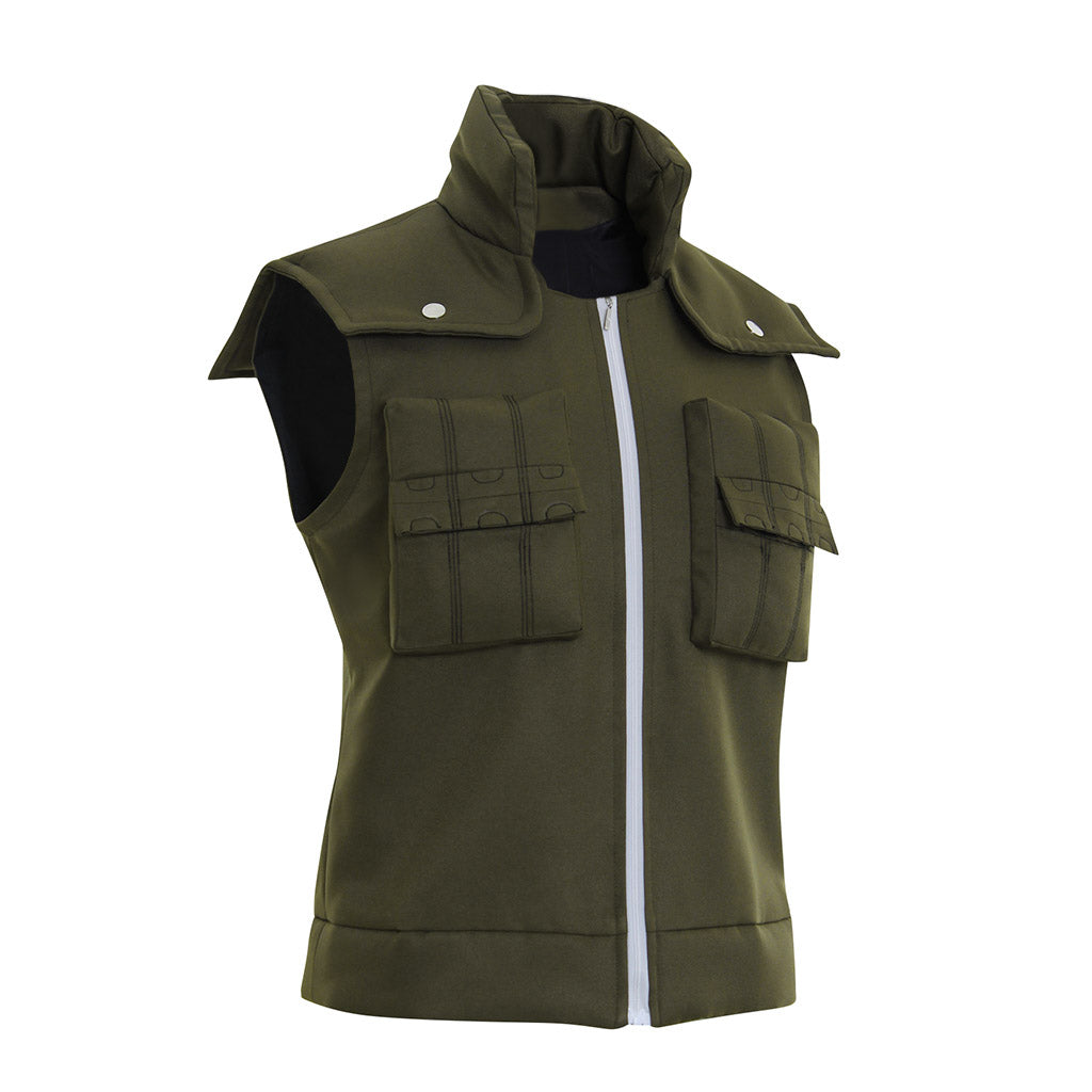 Stylish Naruto Anime Kakashi Hatake Green Vest for Cosplay Fans