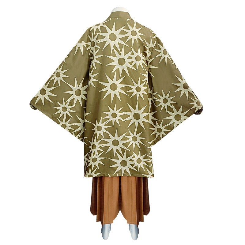 Demon Slayer Cosplay Costume Tetsuido Haganezuka Full Set with Nichirin Sword - Halloweez