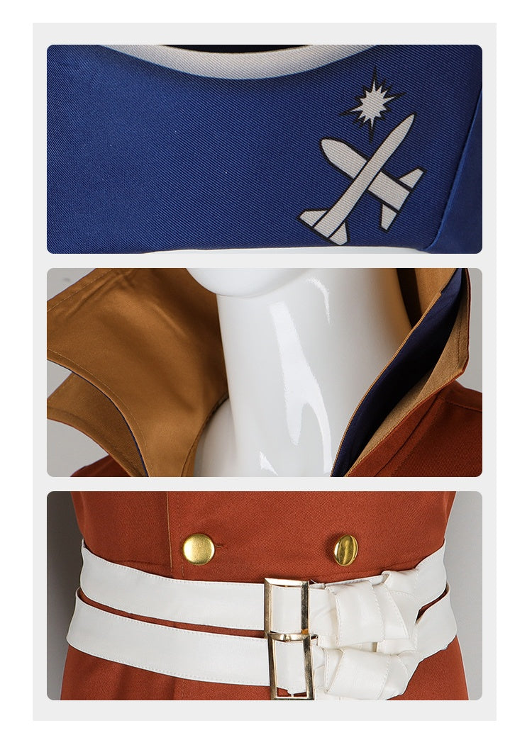 Dr.Stone Seven Seas Ryusui Cosplay Coat with Hood Halloween Costume - Halloweez