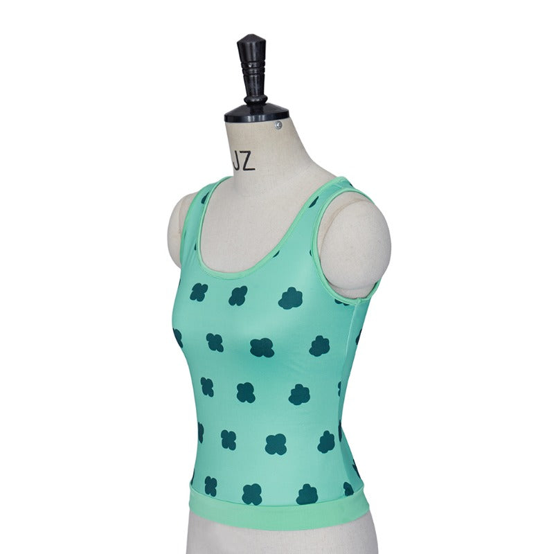 Débardeur vert pour femme Halloweez Live Version Nami Cosplay - Costume d'anime pour Halloween