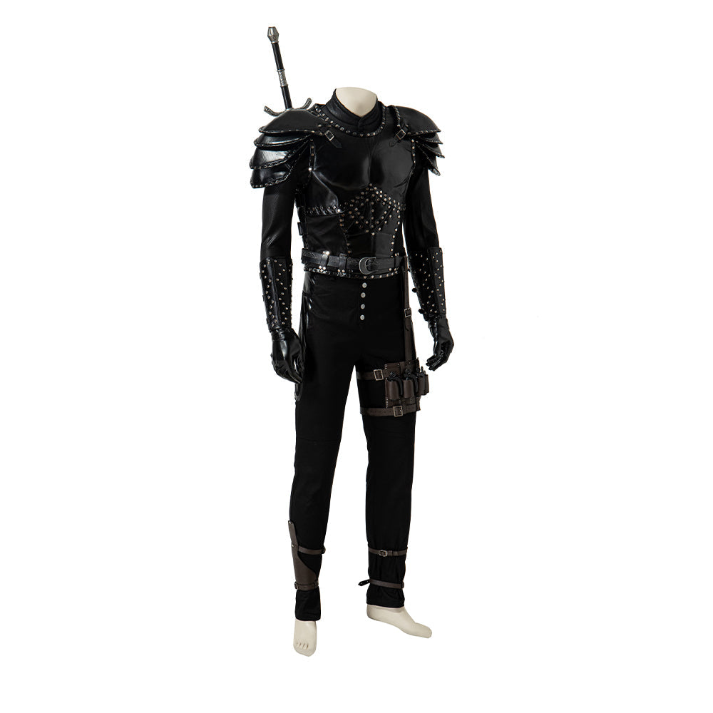 Halloweez Geralt of Rivia Witcher Cosplay Costume for Men - Perfect for Halloween, Carnivals, and Role Playing