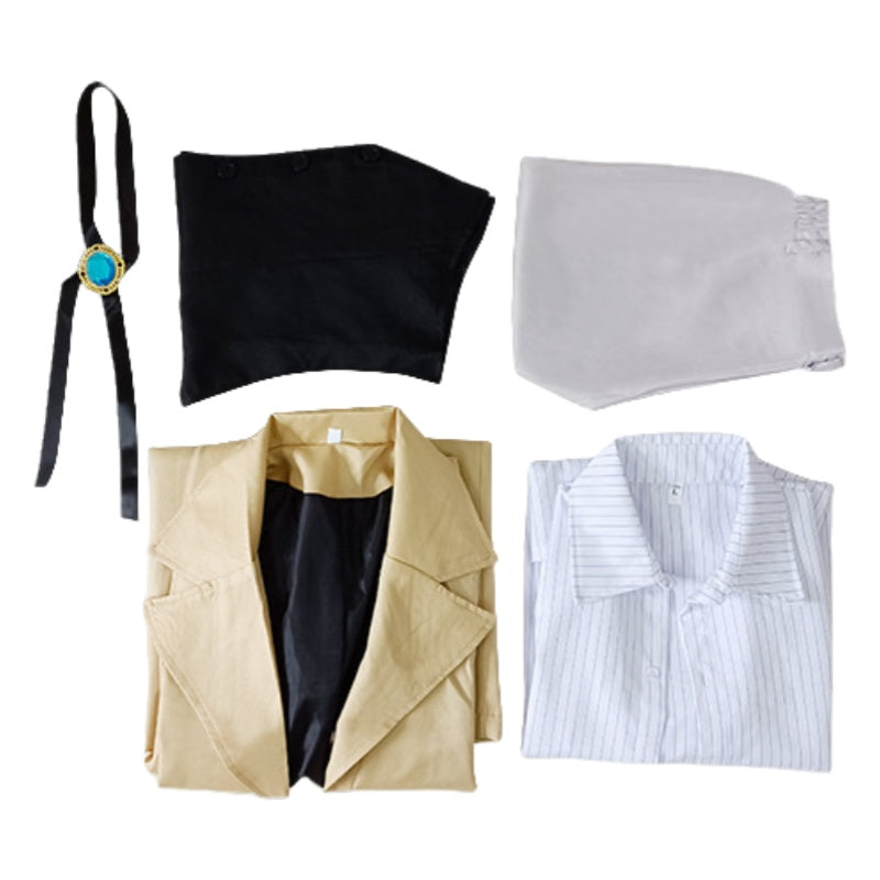 Bungo Stray Dogs Dazai Osamu Nakahara Chuuya Cosplay Costume Men's Full-Length Coat - Halloweez