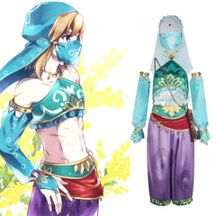 The Legend of Zelda: Tears of the Kingdom Princess Zelda Cosplay Costume for Halloween and Game Events - Halloweez