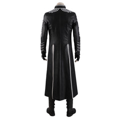 Premium Devil May Cry 5 Vergil Deluxe Cosplay Costume Full Set with Coat and Yamato - Halloweez