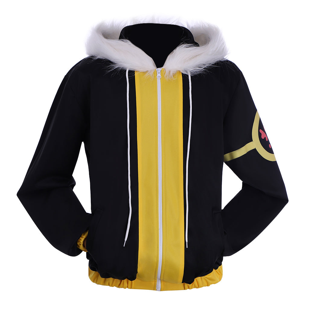 Halloweez Frisk Cosplay Hoodie - Premium Undertale Anime Role Play Outfit for Enthusiasts